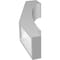 Ekena Millwork 3 1/2-in. W x 8-in. D x 20-in. H Imperial Architectural Grade PVC Knee Brace BRCP035X08X20IMP - alternate 5